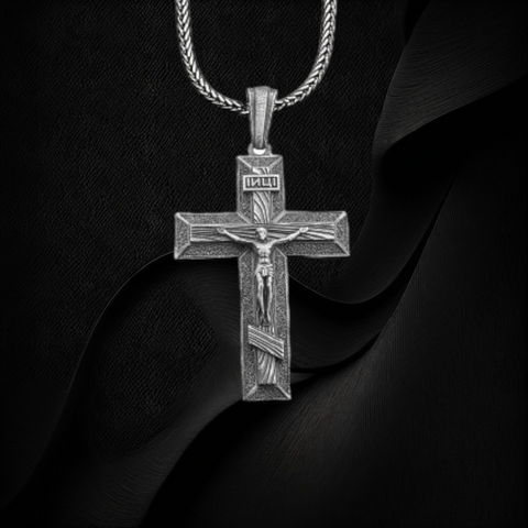 Collar Inri Jesucristo Crucifijo