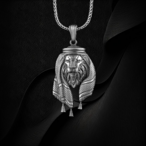 Collar de Leon Árabe con Keffiyeh