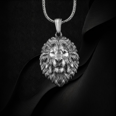 Collar Cabeza de León con Melena