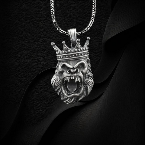 Collar Cabeza de Rey Gorila Áfricano