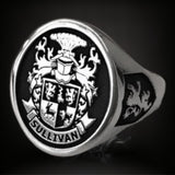 ANILLO SELLO PLATA MACIZO  REDONDO