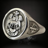 ANILLO SELLO PLATA MACIZO  REDONDO