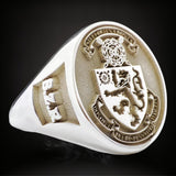 ANILLO SELLO PLATA MACIZO  OVAL