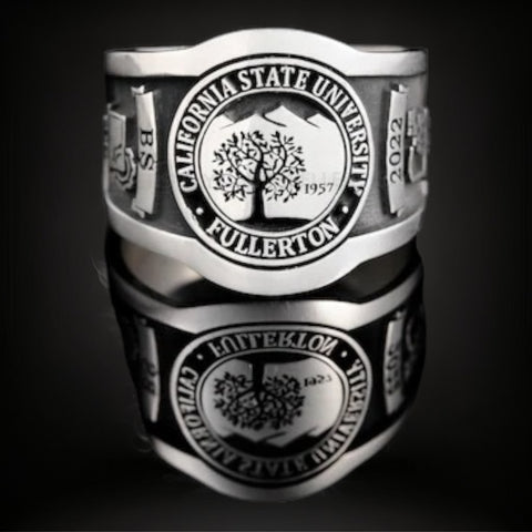 ANILLO TRIPLE SELLO MACIZO