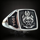 ANILLO SELLO PLATA MACIZO  CUADRADO