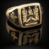 ANILLO SELLO ORO MACIZO  18K