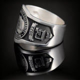 ANILLO TRIPLE SELLO MACIZO