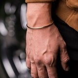 Brazalete Tubo Oro