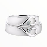 Argollas de Matrimonio Corazón Diamante