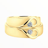 Argollas de Matrimonio Corazón Diamante