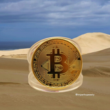 ONZA DE BITCOIN 24K ORO PURO CRYPTO