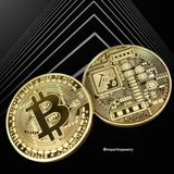 ONZA DE BITCOIN 24K ORO PURO CRYPTO